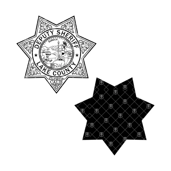 Lake County California Deputy Sheriff Badge - Image 3