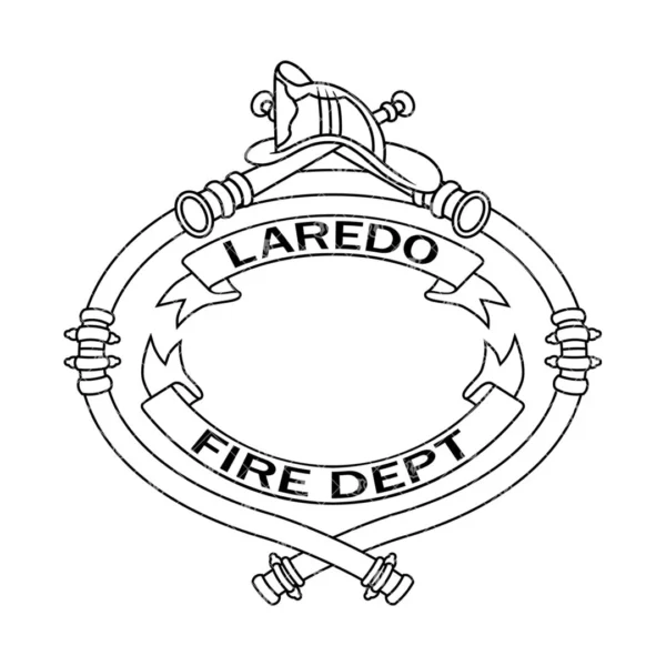 Laredo Texas Fire Department Badge - Image 2