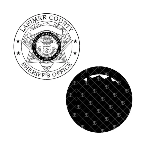 Larimer County Colorado Sheriffs Office Badge - Image 3