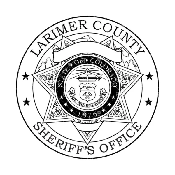 Larimer County Colorado Sheriffs Office Badge - Image 2