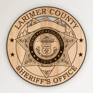 Larimer County Colorado Sheriffs Office Badge SVG Vector911