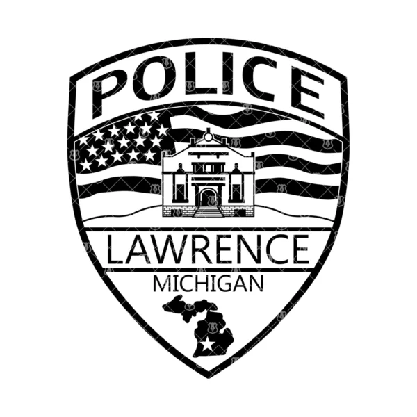 Lawrence Michigan Police Patch - Image 2