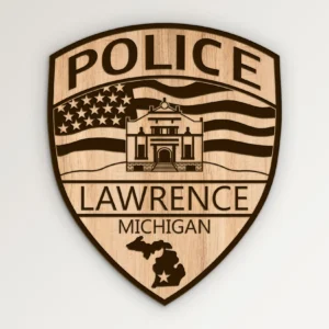 Lawrence Michigan Police Patch SVG Vector911