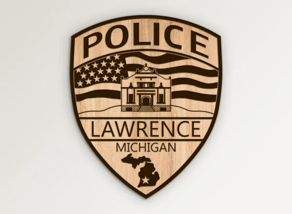 Lawrence Michigan Police Patch SVG Vector911