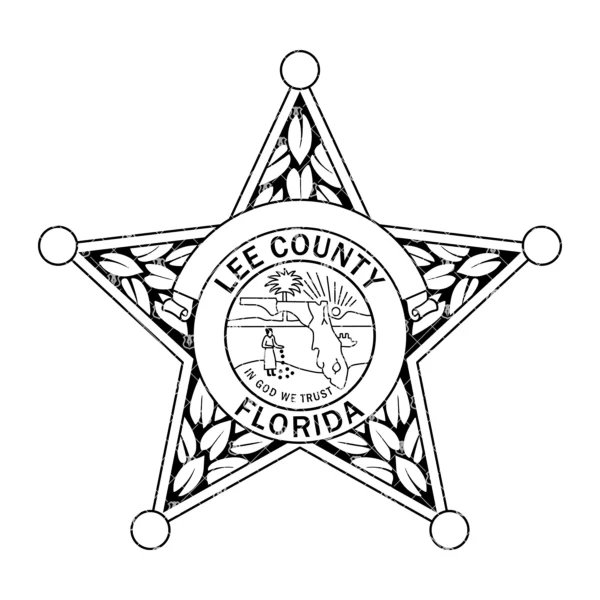 Lee County Florida Sheriff Badge - Image 2