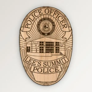 Lees Summit Missouri Police Officer Badge SVG Vector911