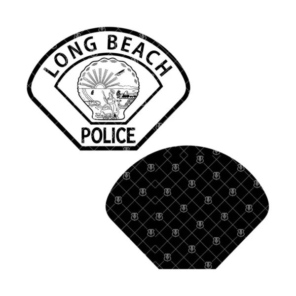 Long Beach California Police Patch - Image 3