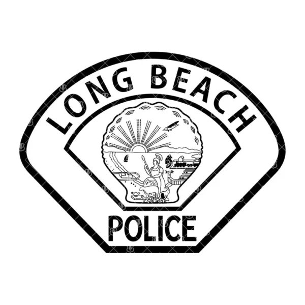 Long Beach California Police Patch - Image 2