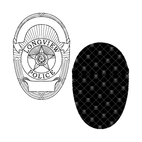 Longview Texas Police Badge - Image 3