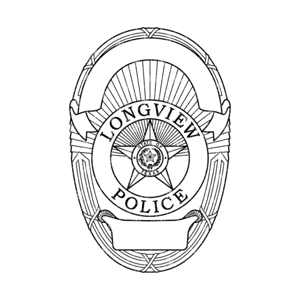 Longview Texas Police Badge - Image 2