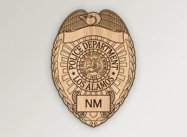 Los Alamos New Mexico Police Badge SVG Vector911