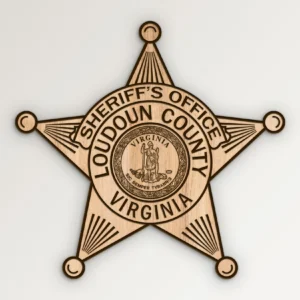 Loudoun County Virginia Sheriff's Office Badge SVG Vector911