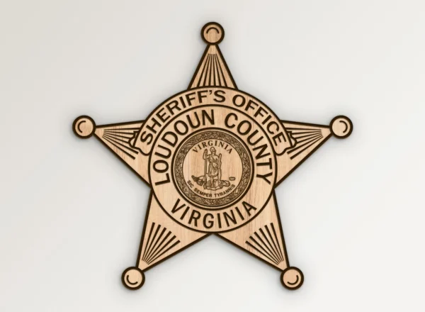 Loudoun County Virginia Sheriff's Office Badge SVG Vector911