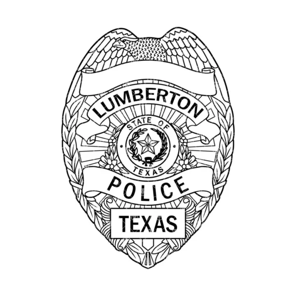 Lumberton Texas Police Badge - Image 2