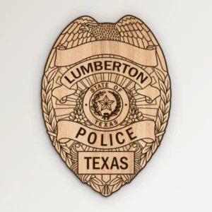 Lumberton Texas Police Badge SVG Vector911