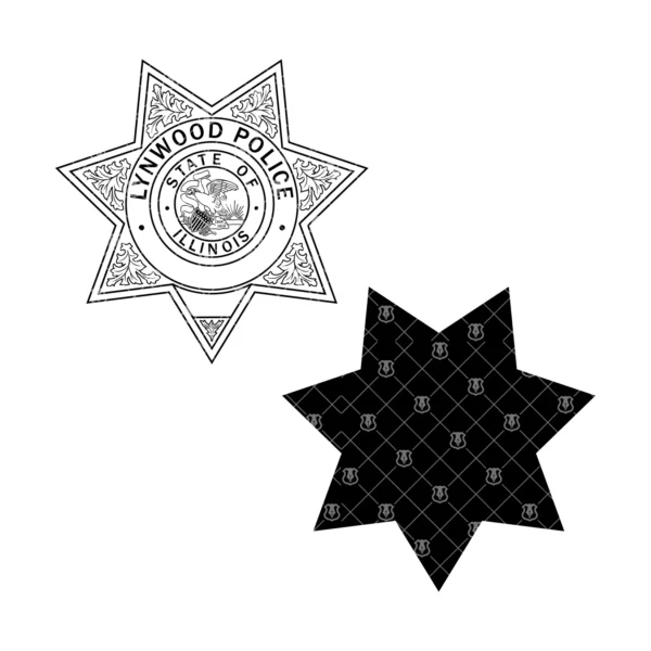 Lynwood Illinois Police Badge - Image 3