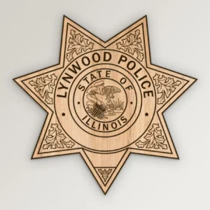 Lynwood Illinois Police Badge SVG Vector911