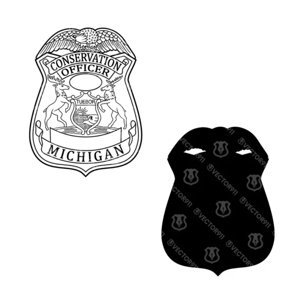 Michigan Conservation Officer Badge - Image 3