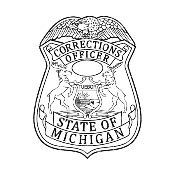 Michigan Corrections Department Officer Badge - Image 2