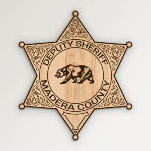 Madera County California Deputy Sheriff Badge SVG Vector911