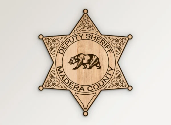 Madera County California Deputy Sheriff Badge SVG Vector911