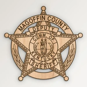 Magoffin Kentucky Sheriff Deputy Badge SVG Vector911