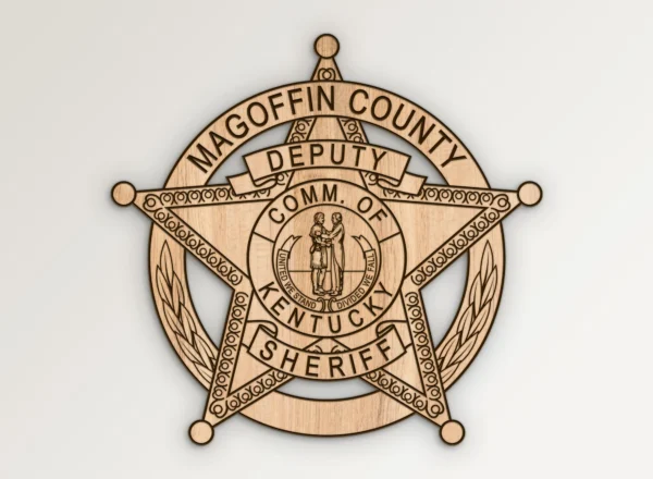 Magoffin Kentucky Sheriff Deputy Badge SVG Vector911