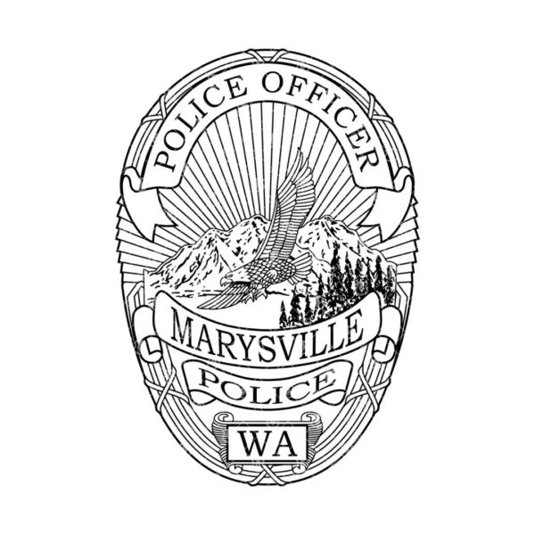 Marysville Washington Police Officer Badge - Image 2