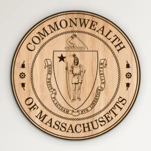 Massachusetts State Seal SVG Vector911