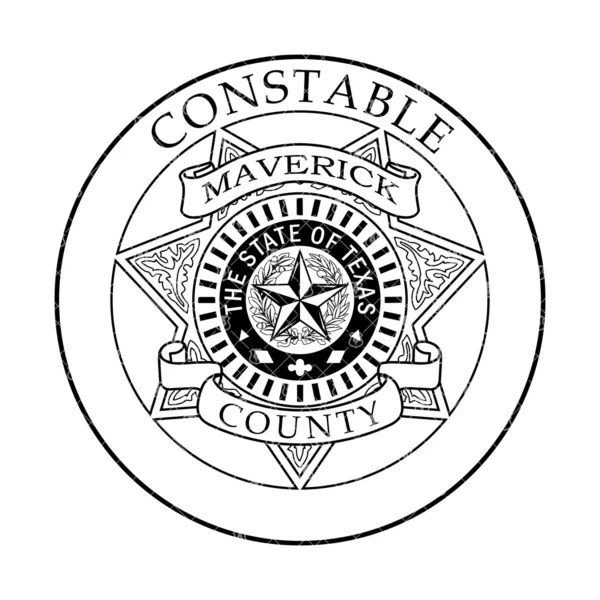 Maverick County Texas Constable Badge - Image 2