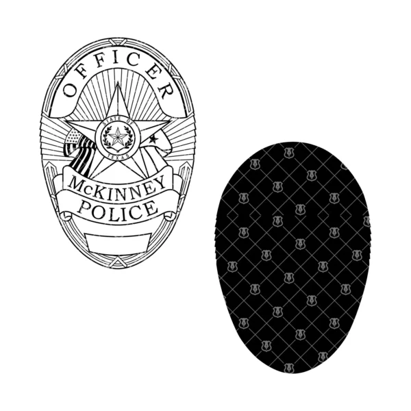 McKinney Texas Police Officer Badge - Image 3