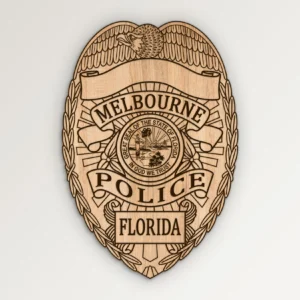 Melbourne Florida Police Badge SVG VECTOR911