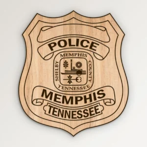 Memphis Tennessee Police Badge SVG Vector911