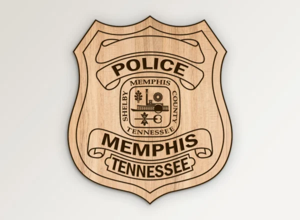 Memphis Tennessee Police Badge SVG Vector911