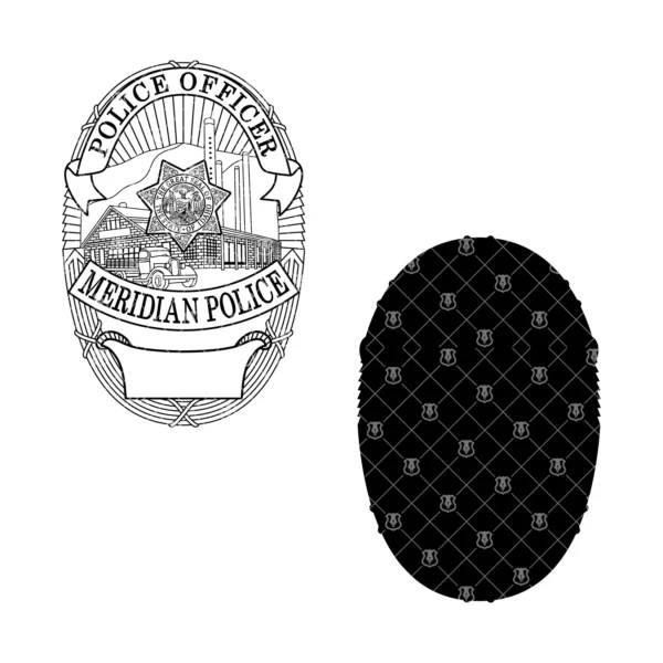 Meridian Idaho Police Officer Badge - Image 3