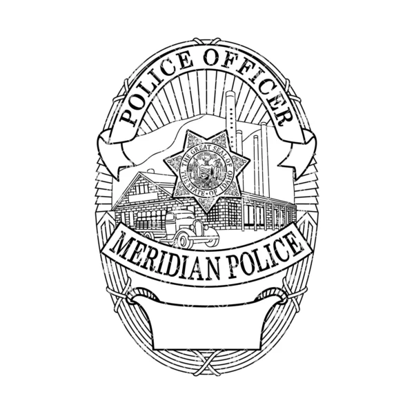 Meridian Idaho Police Officer Badge - Image 2