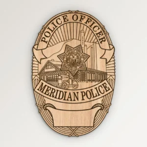 Meridian Idaho Police Officer Badge SVG Vector911