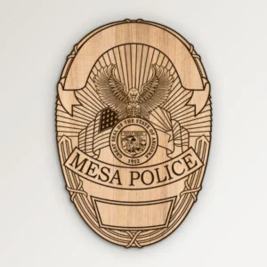 Mesa Arizona Police Badge Vintage Design SVG Vector911