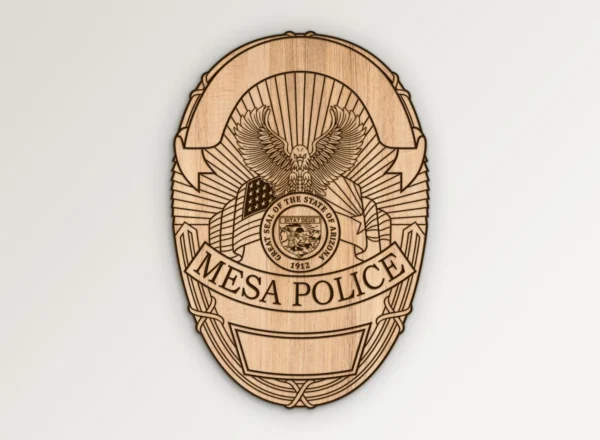 Mesa Arizona Police Badge Vintage Design SVG Vector911