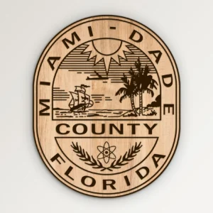 Miami Dade Florida County Seal SVG Vector911