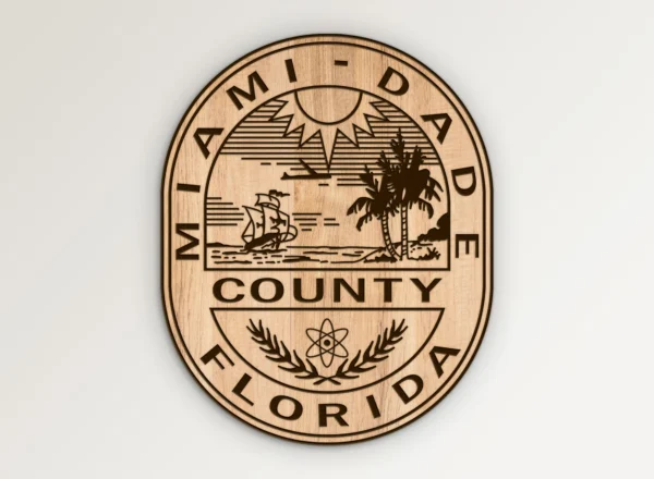 Miami Dade Florida County Seal SVG Vector911