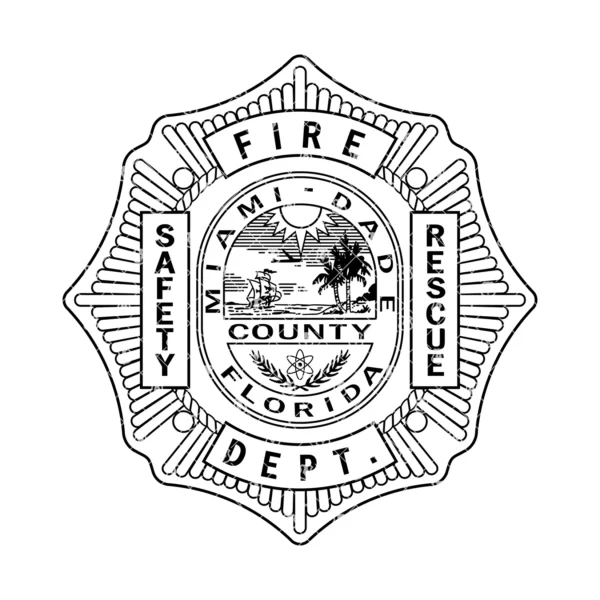 Miami Dade Florida Fire Department Emblem - Image 2