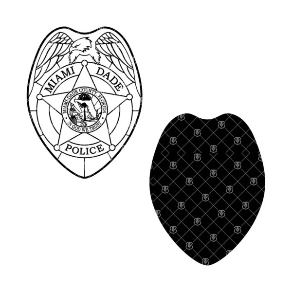 Miami Dade Florida Police Badge - Image 3