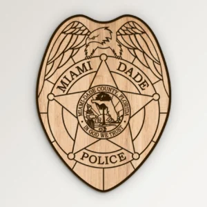 Miami Dade County Florida Police Badge SVG Vector911