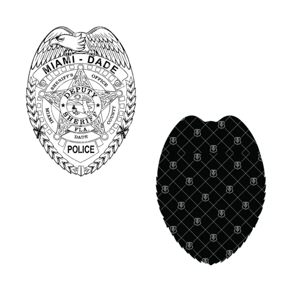 Miami-Dade Florida Sheriff's Office Police Badge - Image 3