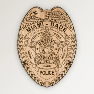 Miami Dade Florida Sheriffs Office Police Badge SVG Vector911