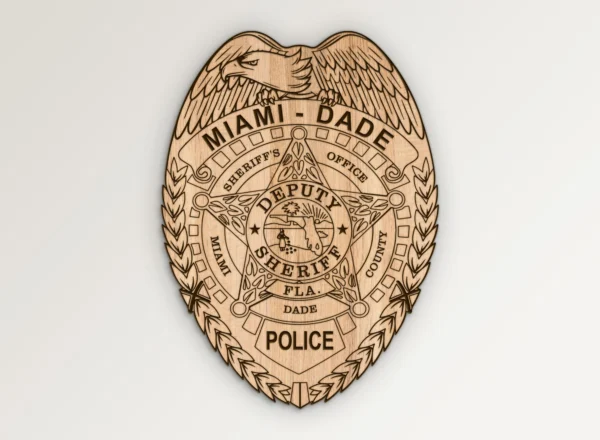 Miami Dade Florida Sheriffs Office Police Badge SVG Vector911