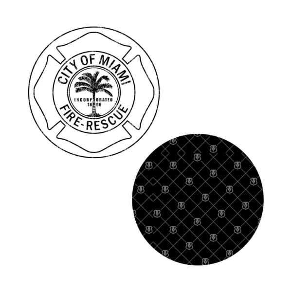 City of Miami Florida Fire Rescue Emblem - Image 3