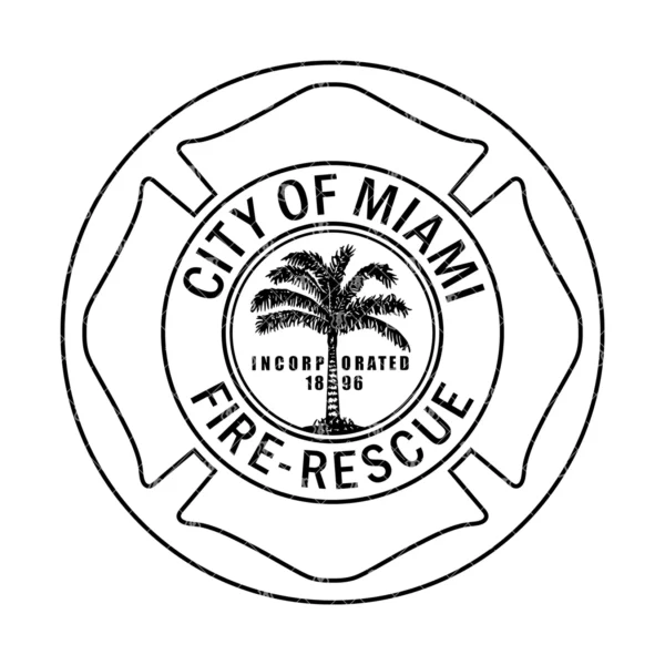 City of Miami Florida Fire Rescue Emblem - Image 2