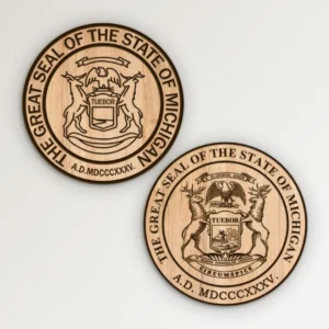 State Seal of Michigan Bundle SVG Vector911